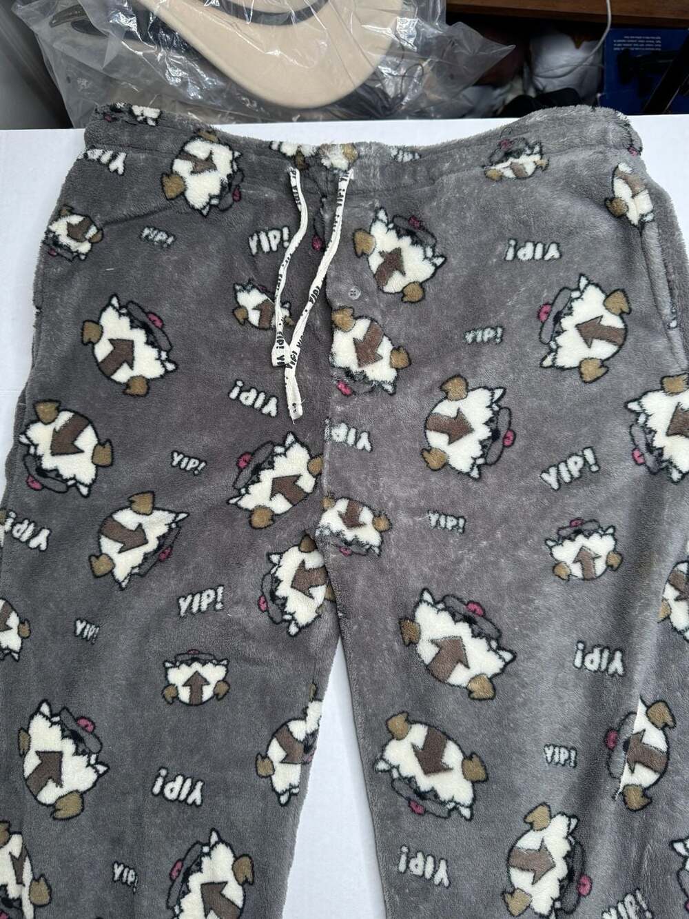 Avatar The Last Airbender Appa Sleep Pants Grey Fleece